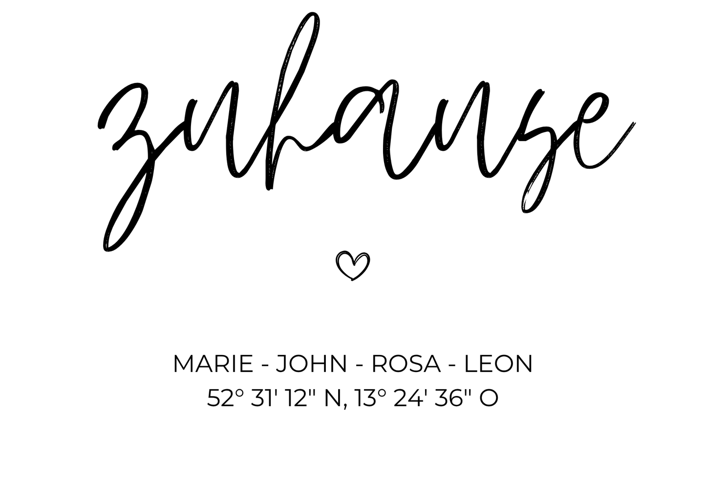 Zuhause personalisiert- Selbstausdruck