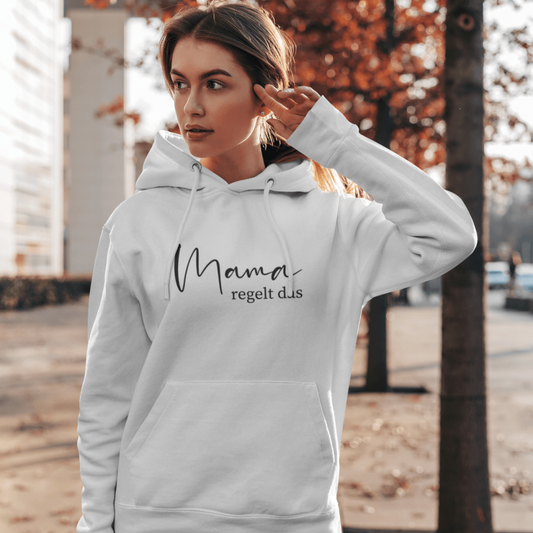 Mama regelt das. Unisex Organic Hoodie - Mama-Liebe