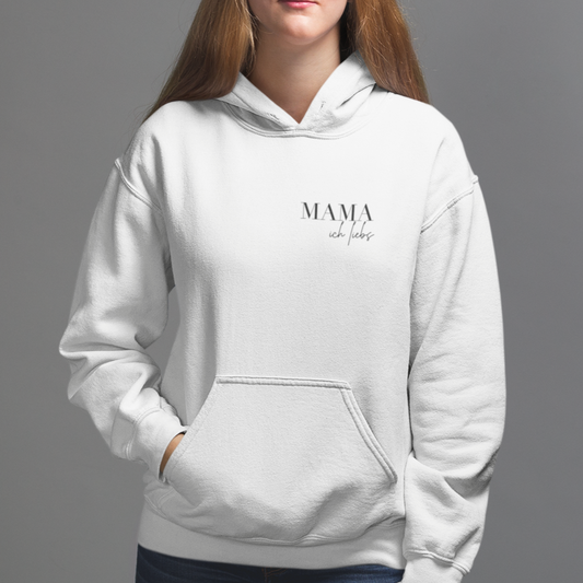 Mama ich liebs Unisex Organic Hoodie