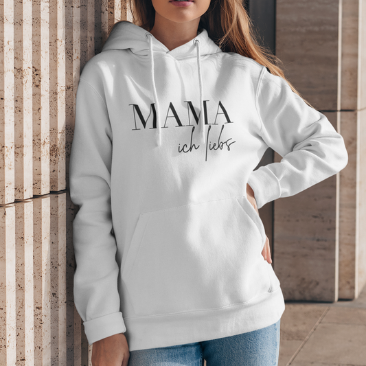 Mama ich liebs Unisex Organic Hoodie