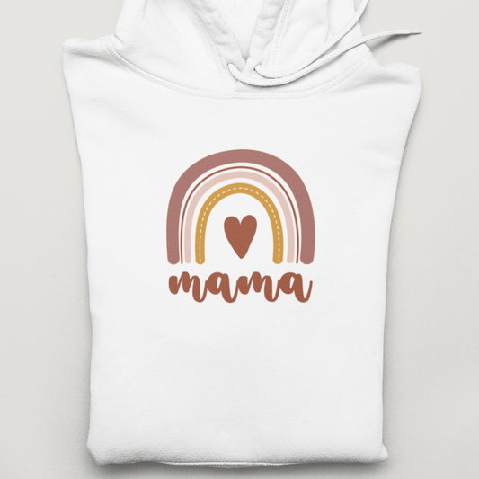 Regenbogen Mama Unisex Organic Hoodie - Mama-Liebe