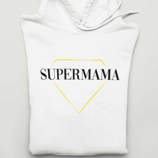 SUPERMAMA Unisex Organic Hoodie - Mama-Liebe