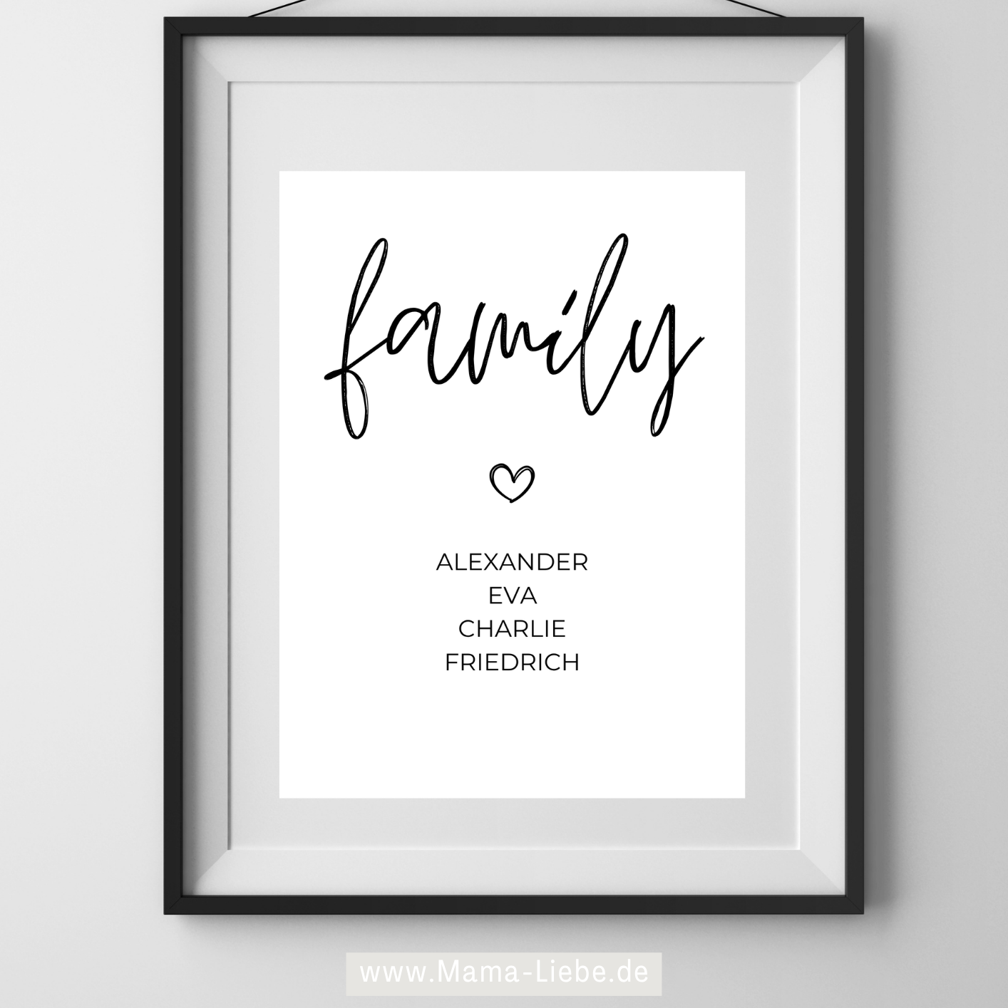 family personalisiert- Selbstausdruck