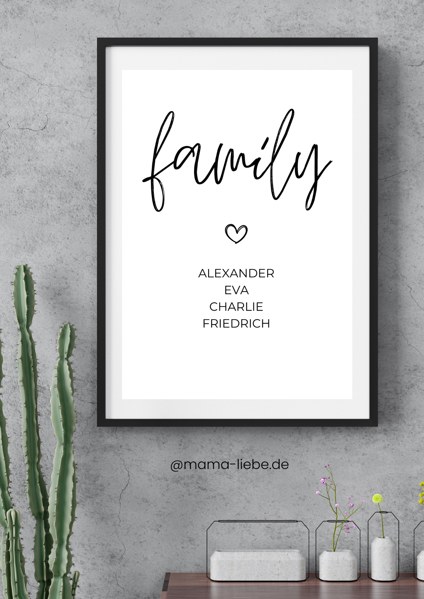 family personalisiert- Selbstausdruck