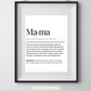 MAMA mit Bild - Selbstausdruck