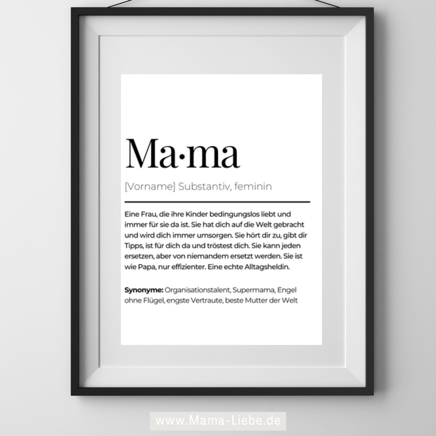 MAMA mit Bild - Selbstausdruck