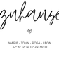 Zuhause personalisiert- Selbstausdruck