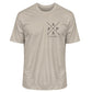 Personalisiertes "PAPA/DAD Cross Est." Kreuz 100% Bio T-Shirt