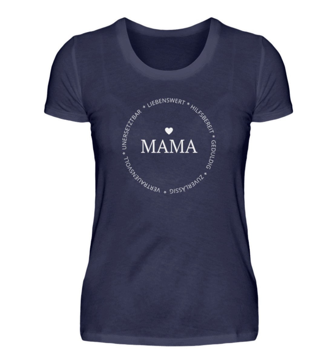 Eigenschaften einer Mama 100% Bio T-Shirt - Mama-Liebe