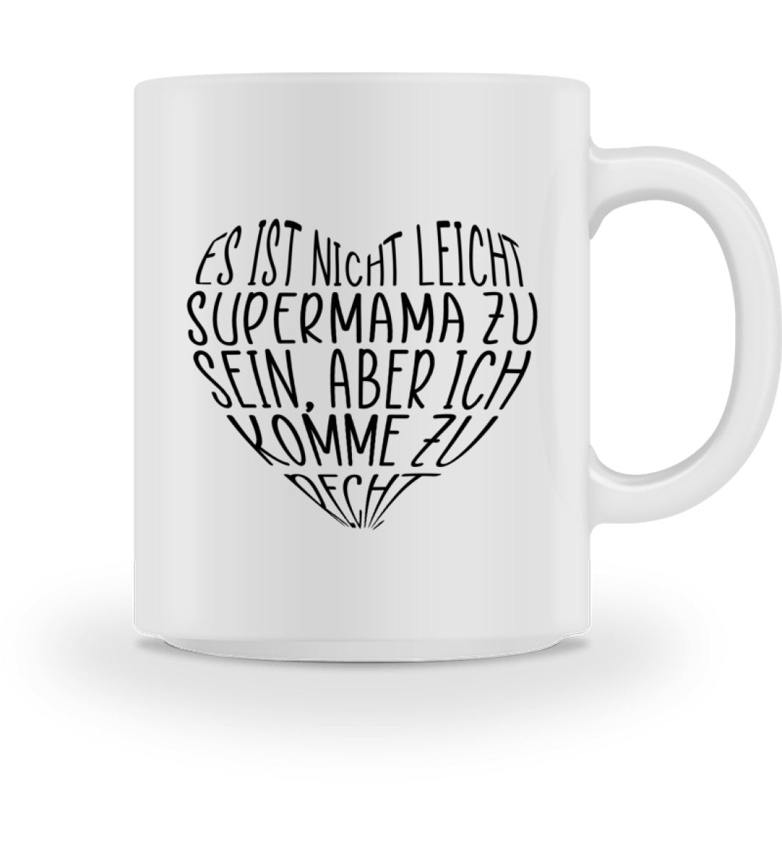 Herz Supermama - Tasse - Mama-Liebe