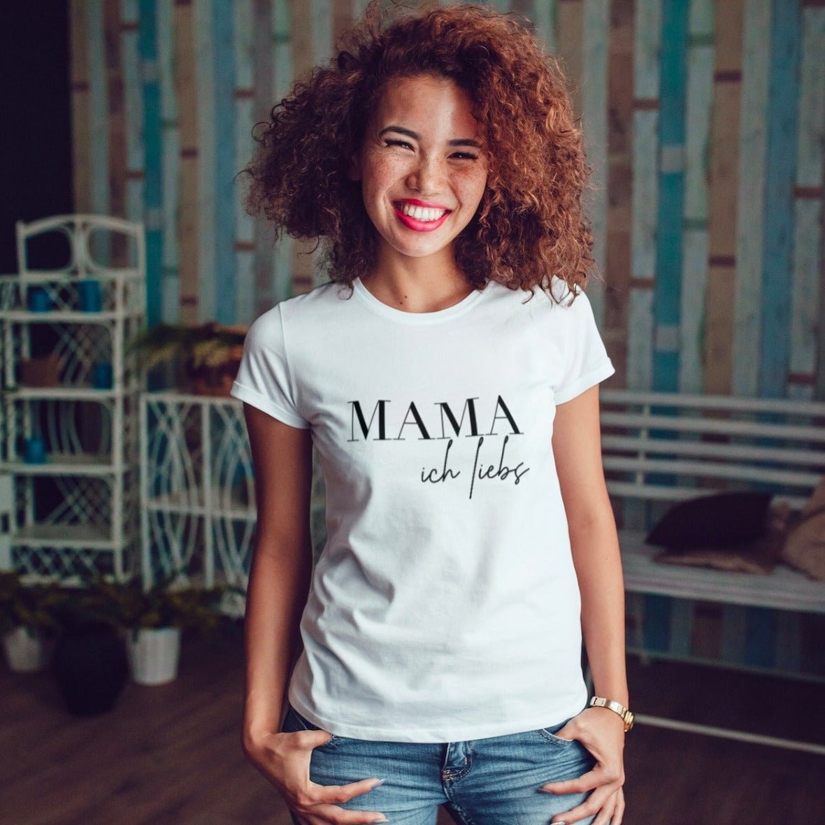 MAMA ich liebs 100% Bio T-Shirt - Mama-Liebe