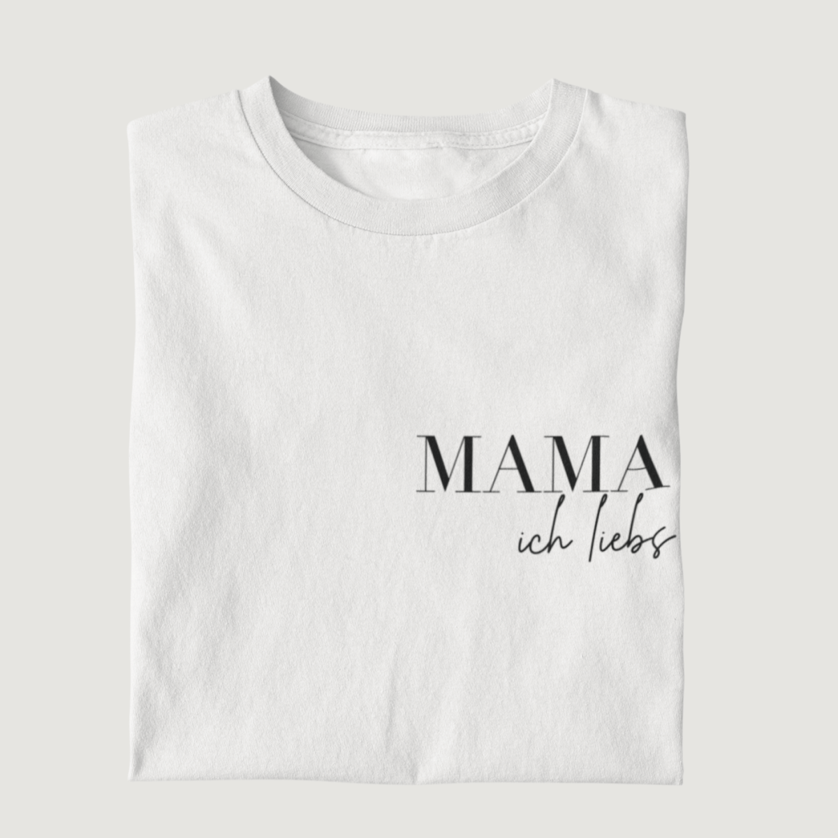 MAMA ich liebs (klein) 100% Bio T-Shirt - Mama-Liebe