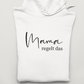 Mama regelt das. Unisex Organic Hoodie - Mama-Liebe