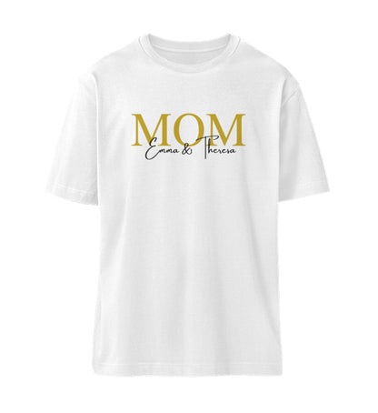 Personalisiertes MOM/ MAMA 100% Bio Oversized T-Shirt - Mama-Liebe