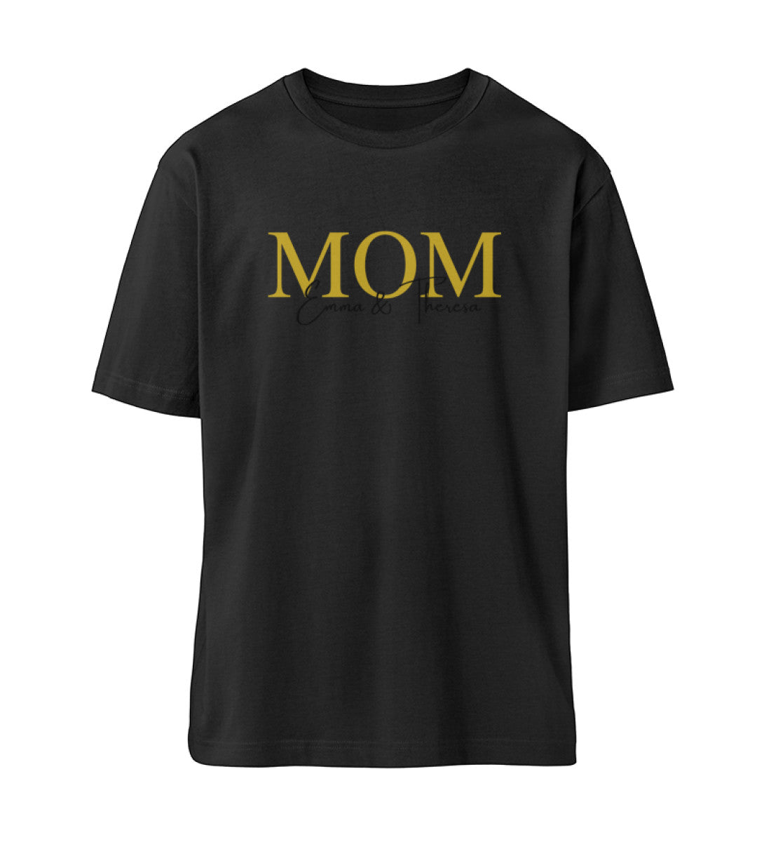 Personalisiertes MOM/ MAMA 100% Bio Oversized T-Shirt - Mama-Liebe