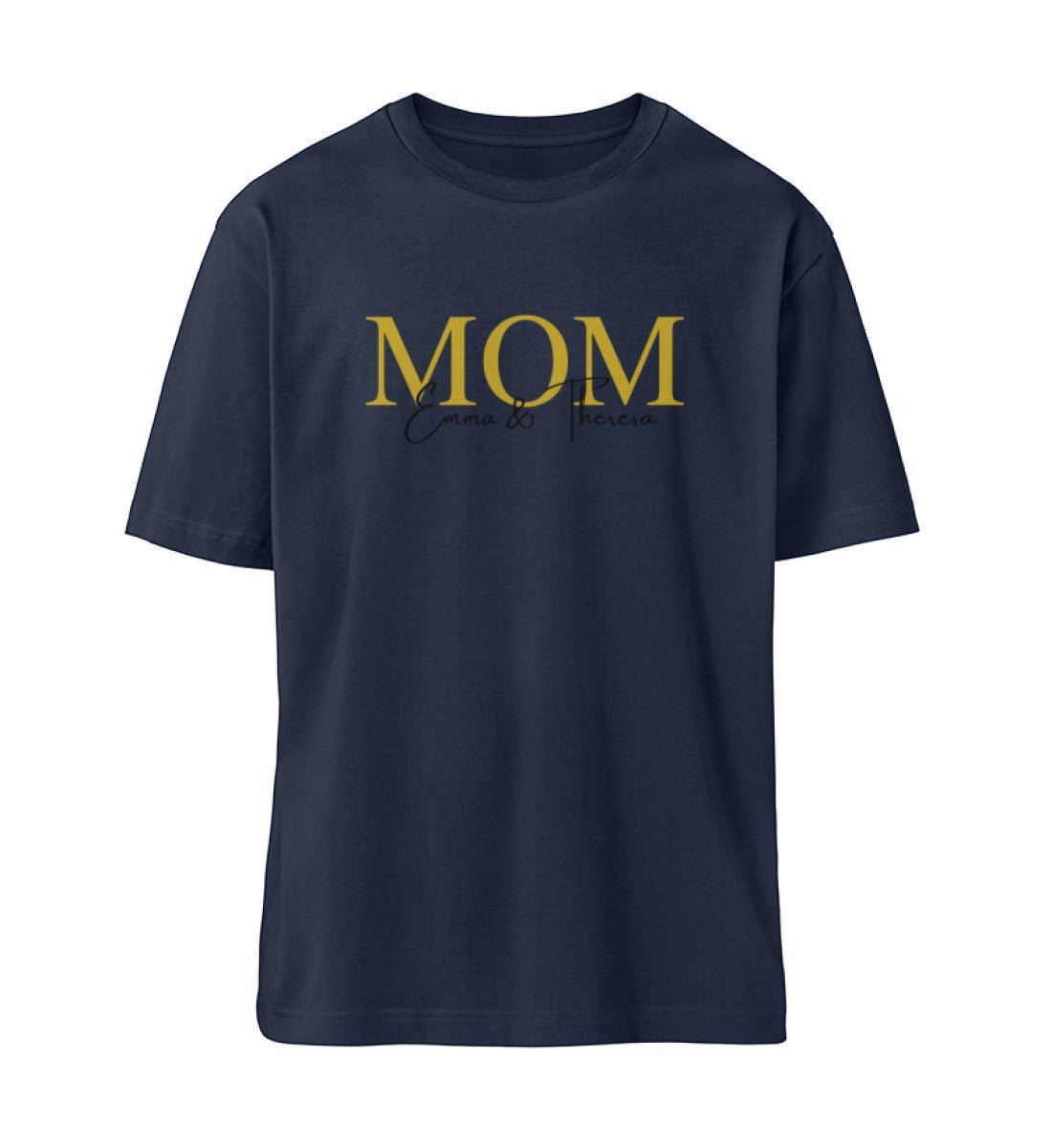 Personalisiertes MOM/ MAMA 100% Bio Oversized T-Shirt - Mama-Liebe