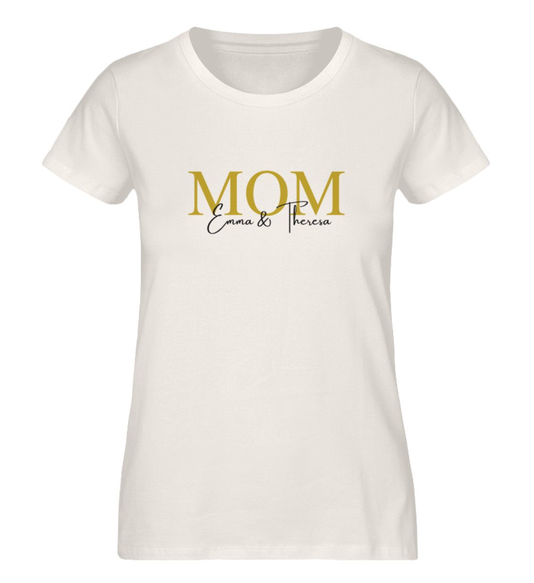 Personalisiertes MOM/ MAMA 100% Bio T-Shirt - Mama-Liebe