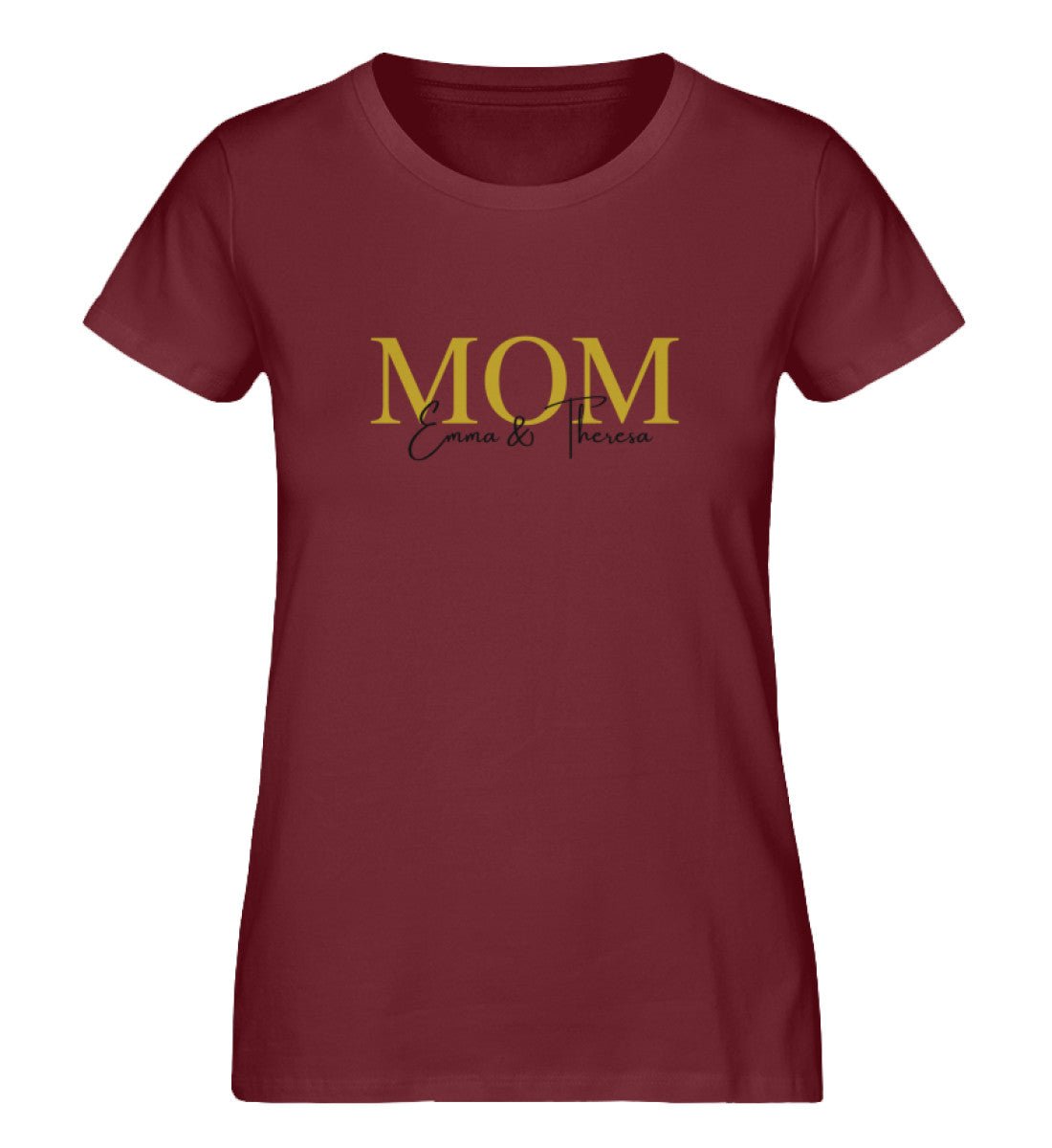 Personalisiertes MOM/ MAMA 100% Bio T-Shirt - Mama-Liebe