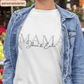 Personalisiertes MOM/ MAMA 100% Bio T-Shirt - Mama-Liebe