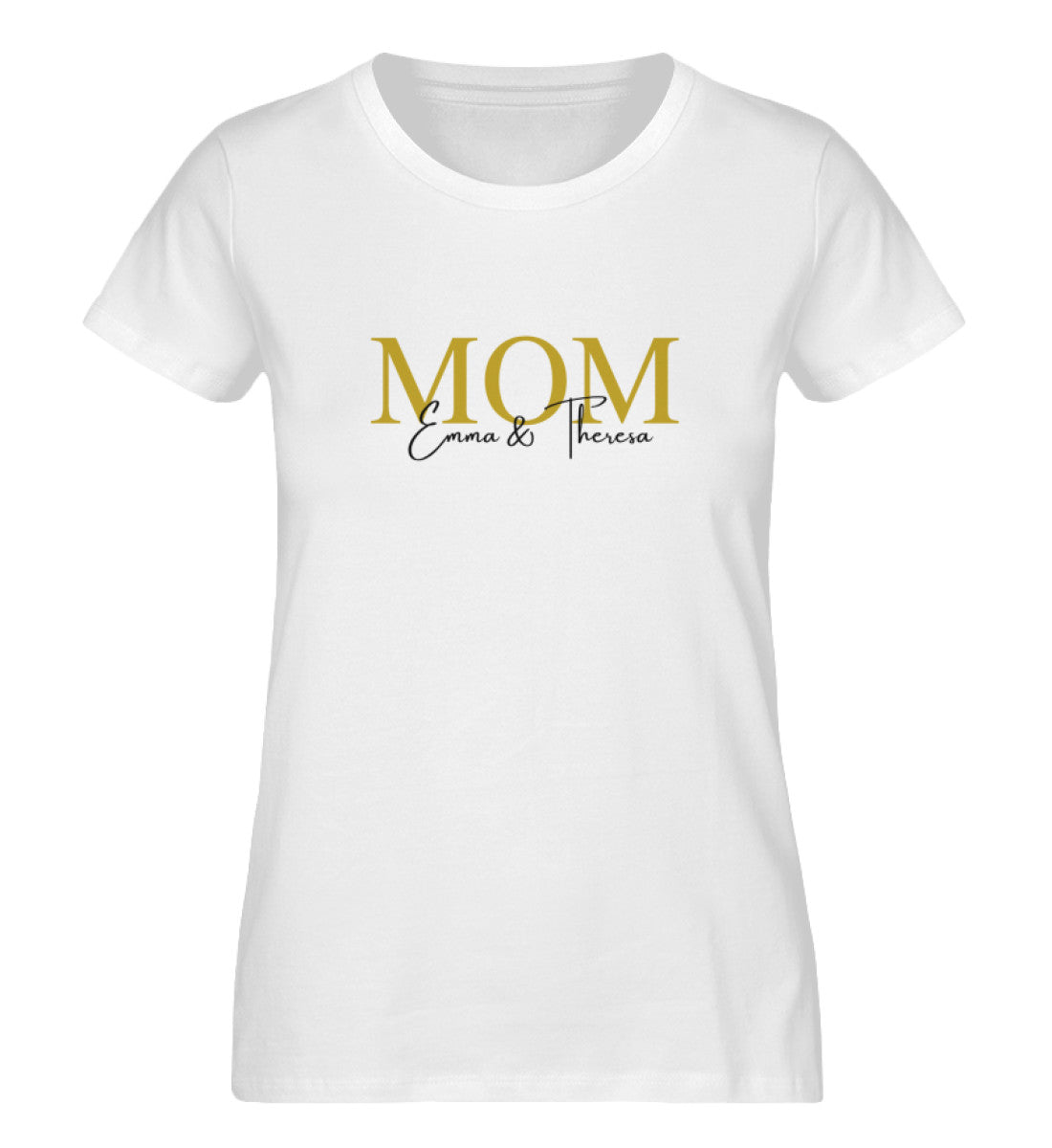 Personalisiertes MOM/ MAMA 100% Bio T-Shirt - Mama-Liebe
