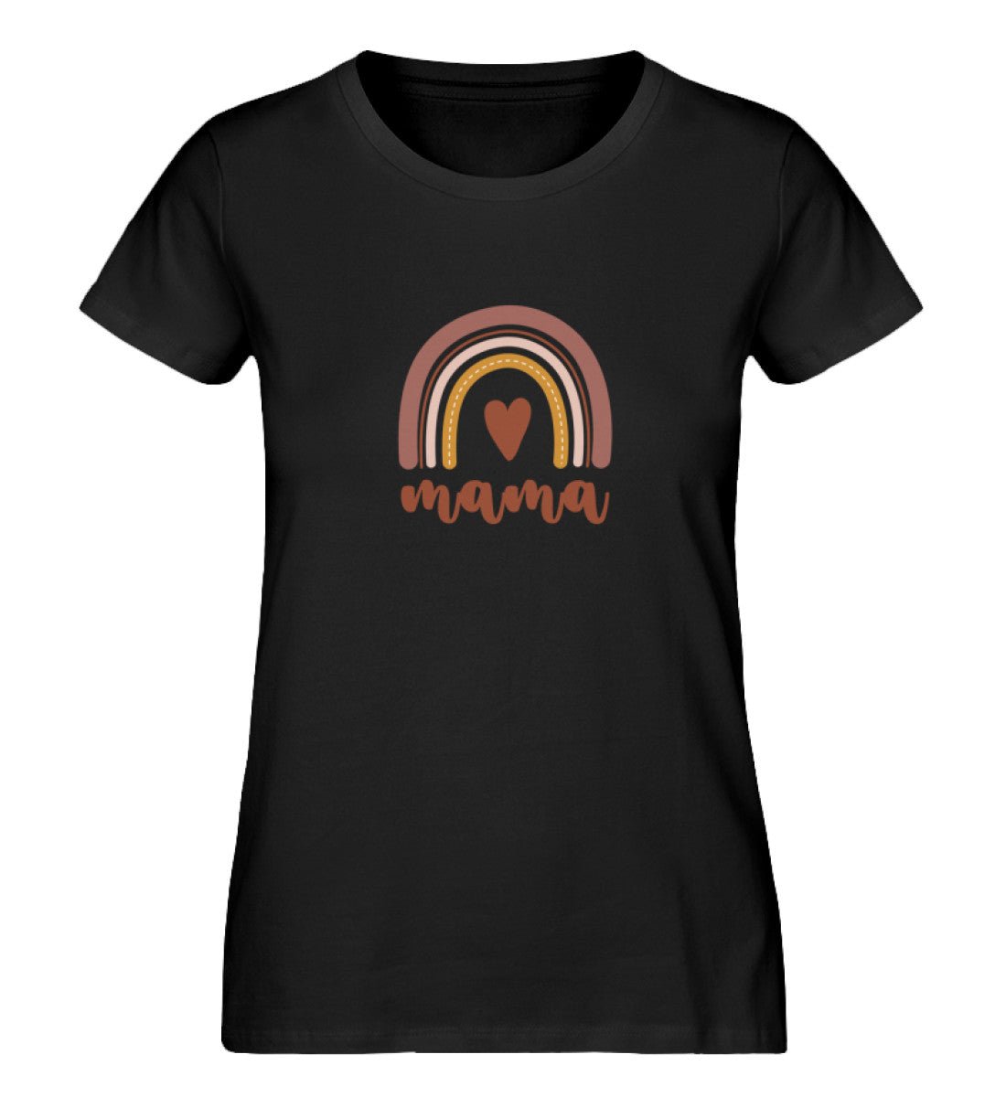 Regenbogen 100% Bio T-Shirt - Mama-Liebe