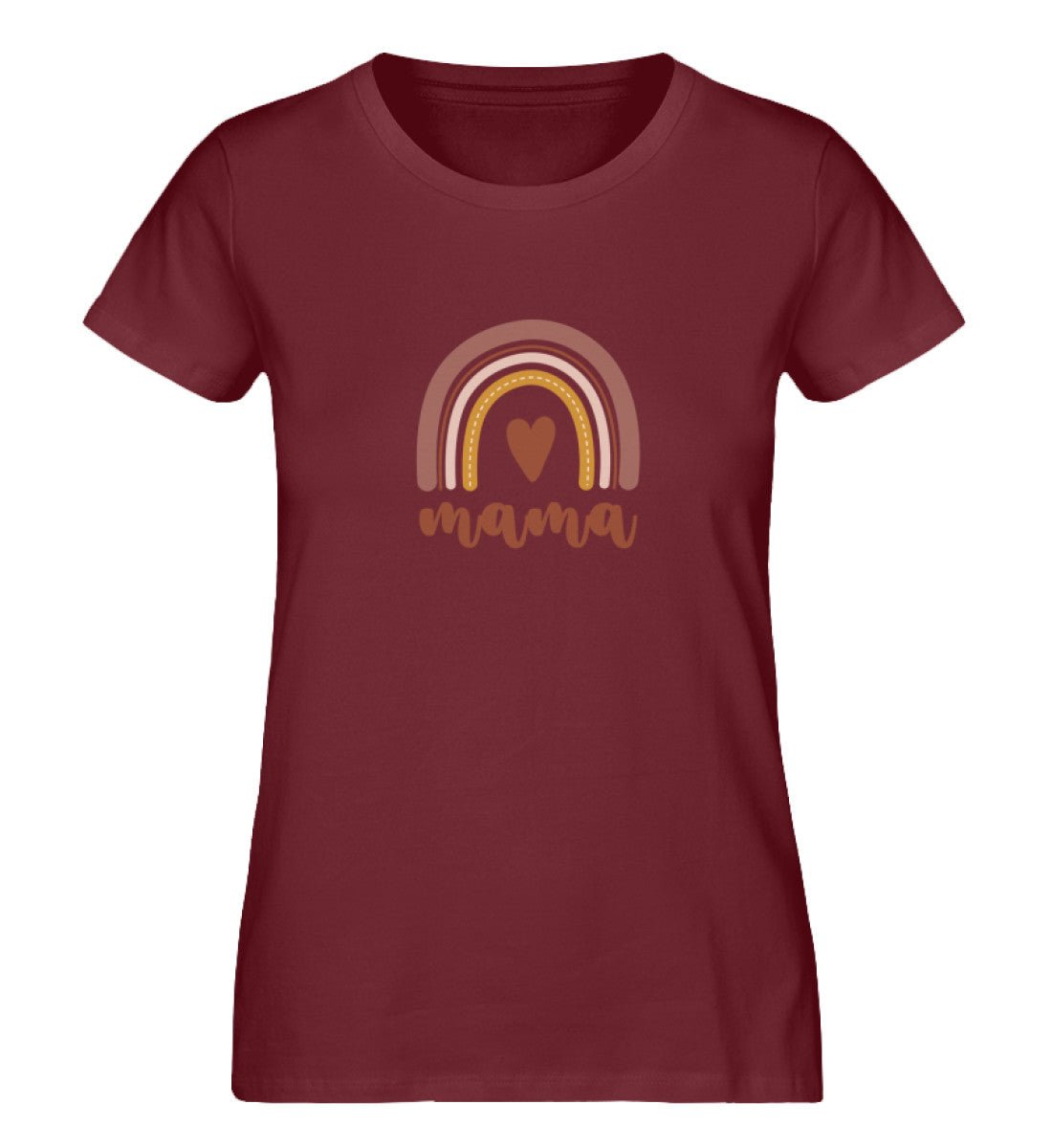 Regenbogen 100% Bio T-Shirt - Mama-Liebe