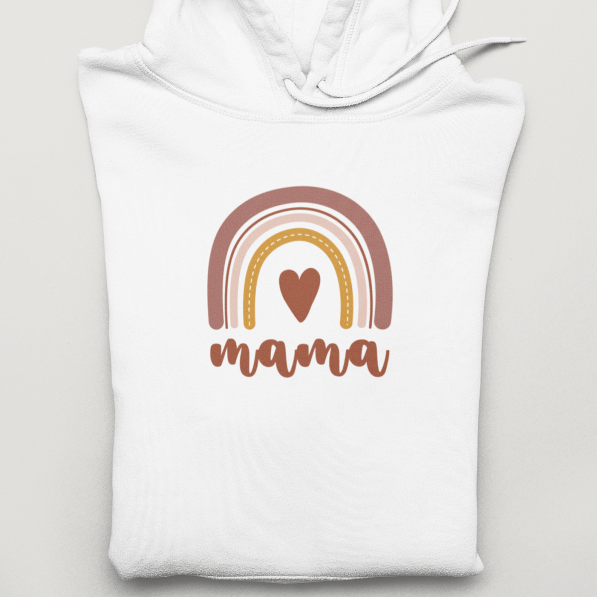 Regenbogen Mama Unisex Organic Hoodie - Mama-Liebe
