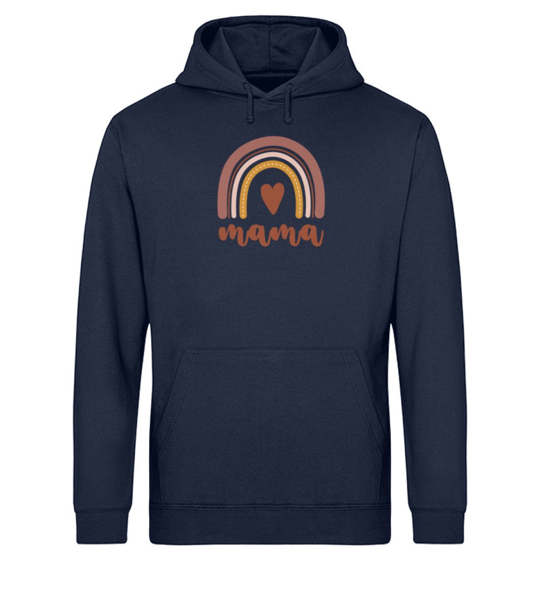 Regenbogen Mama Unisex Organic Hoodie - Mama-Liebe