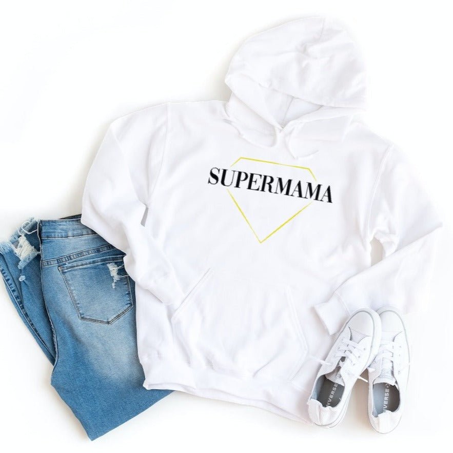 SUPERMAMA Unisex Organic Hoodie - Mama-Liebe